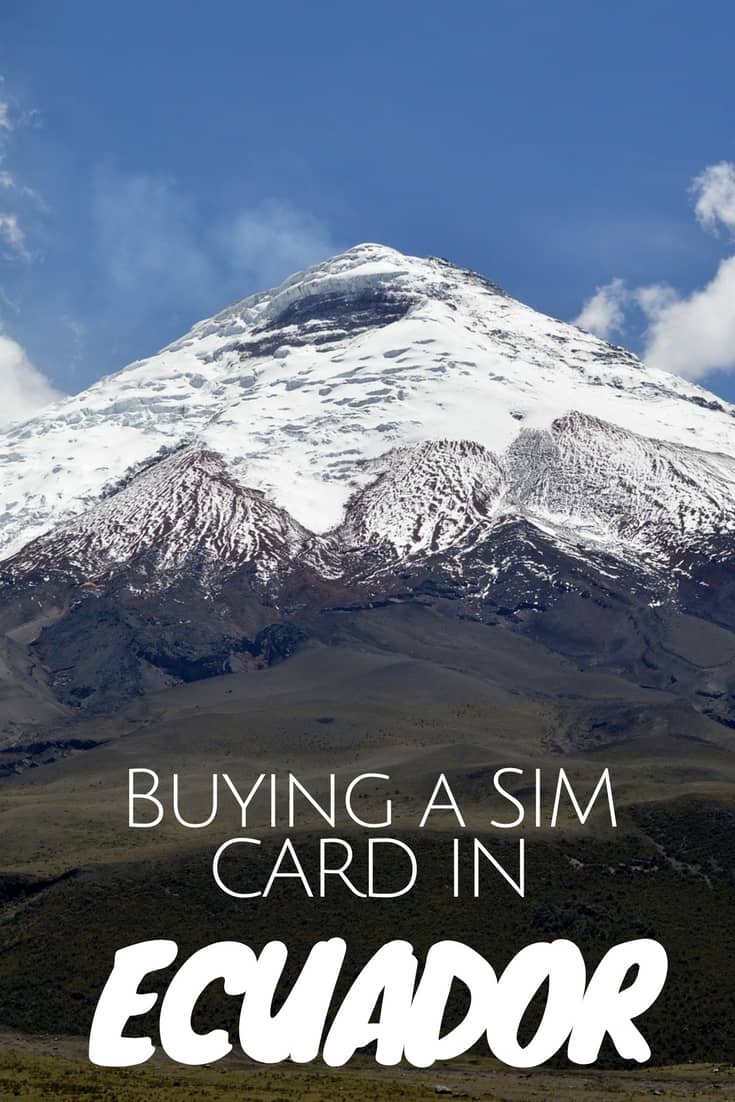 travel sim card ecuador