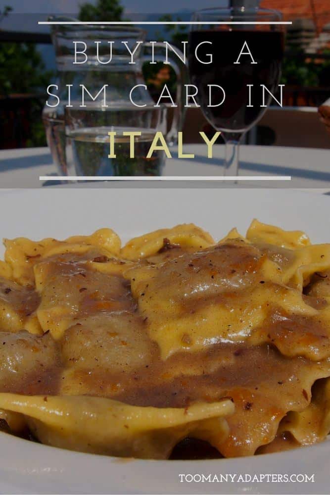 Buying a SIM card in Italy