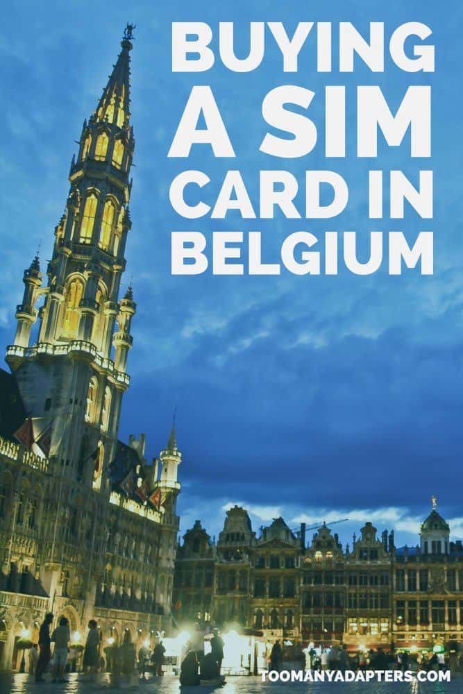Buying a SIM card in Belgium