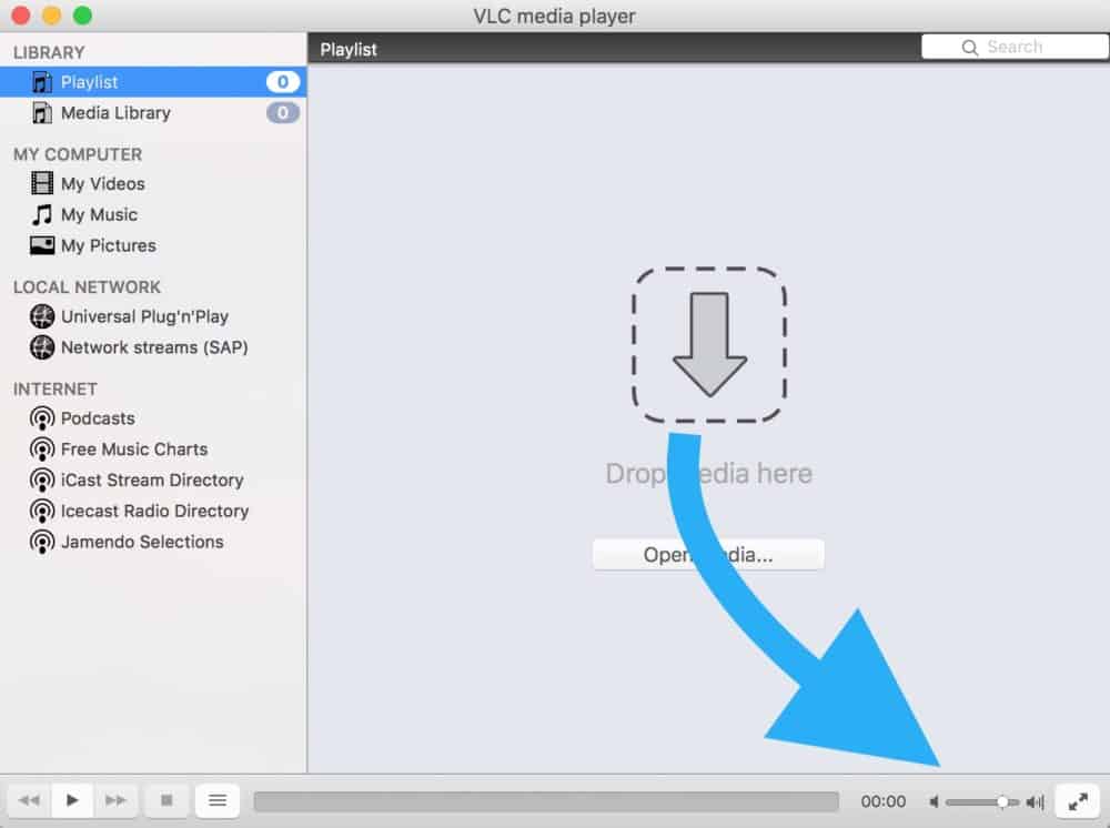 vlc volume scroll max