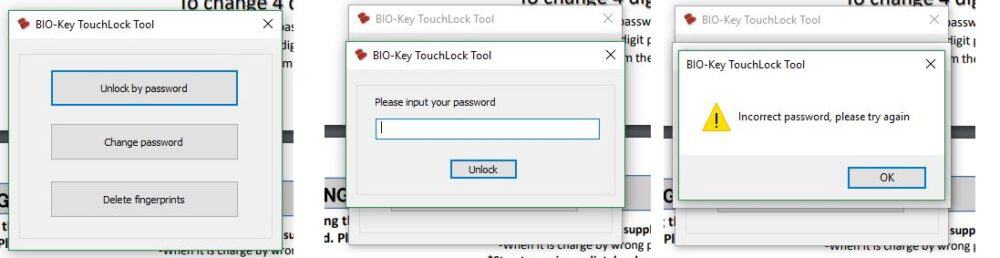 Touchlock TSA software