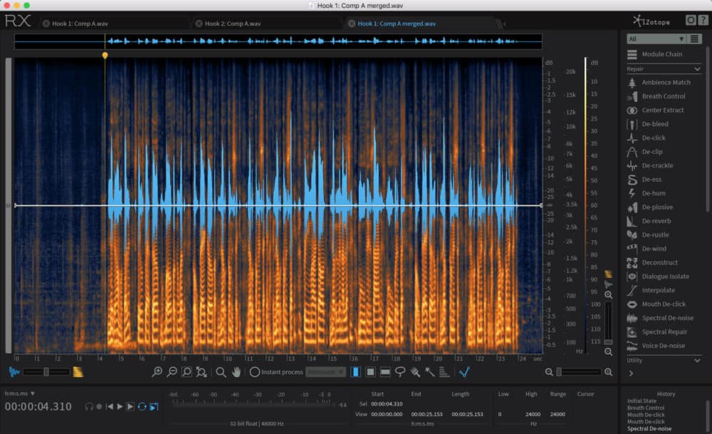 Izotype RX Audio Editor screenshot