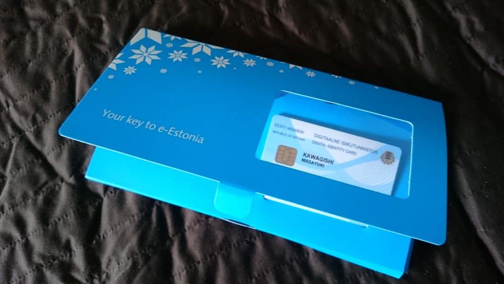 Estonia e-residency card