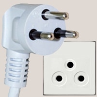 Type O plug and socket