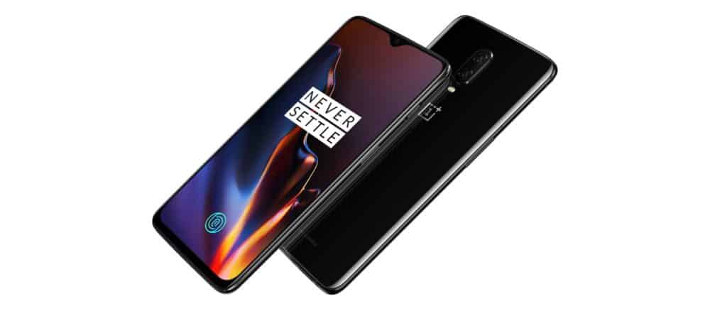 OnePlus 6T front and back