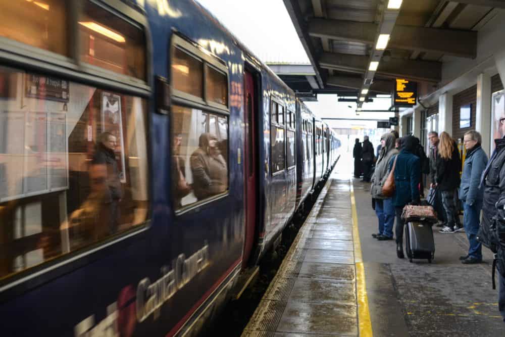 Train at platform