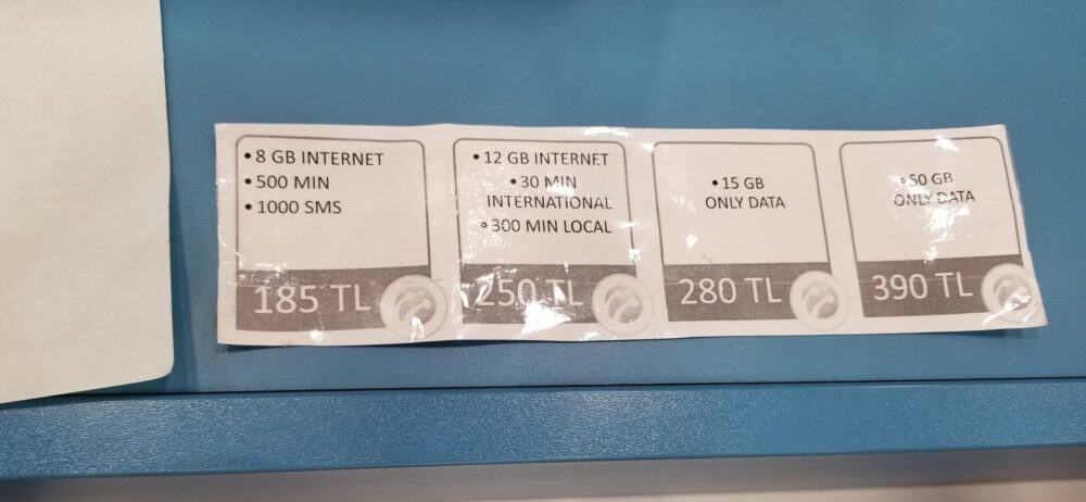 Turkcell prices at IST, May 2019