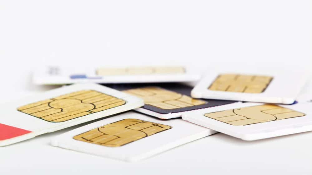 Many SIM cards