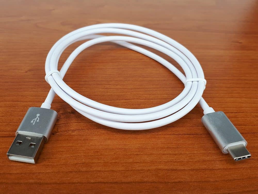 USB-A to USB C cable
