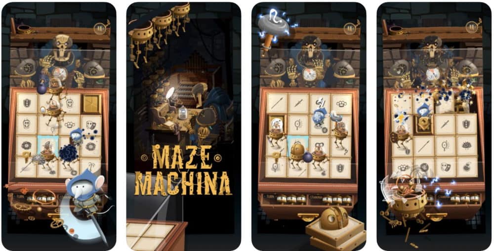 Artwork and screenshots of Maze Machina game